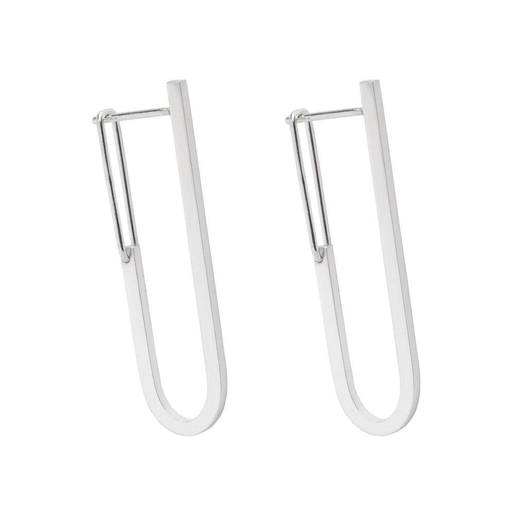 TECTONICS Earrings – Handcrafted Silver Style & Modern Elegance by Maarja Palu at www.brixbailey.com