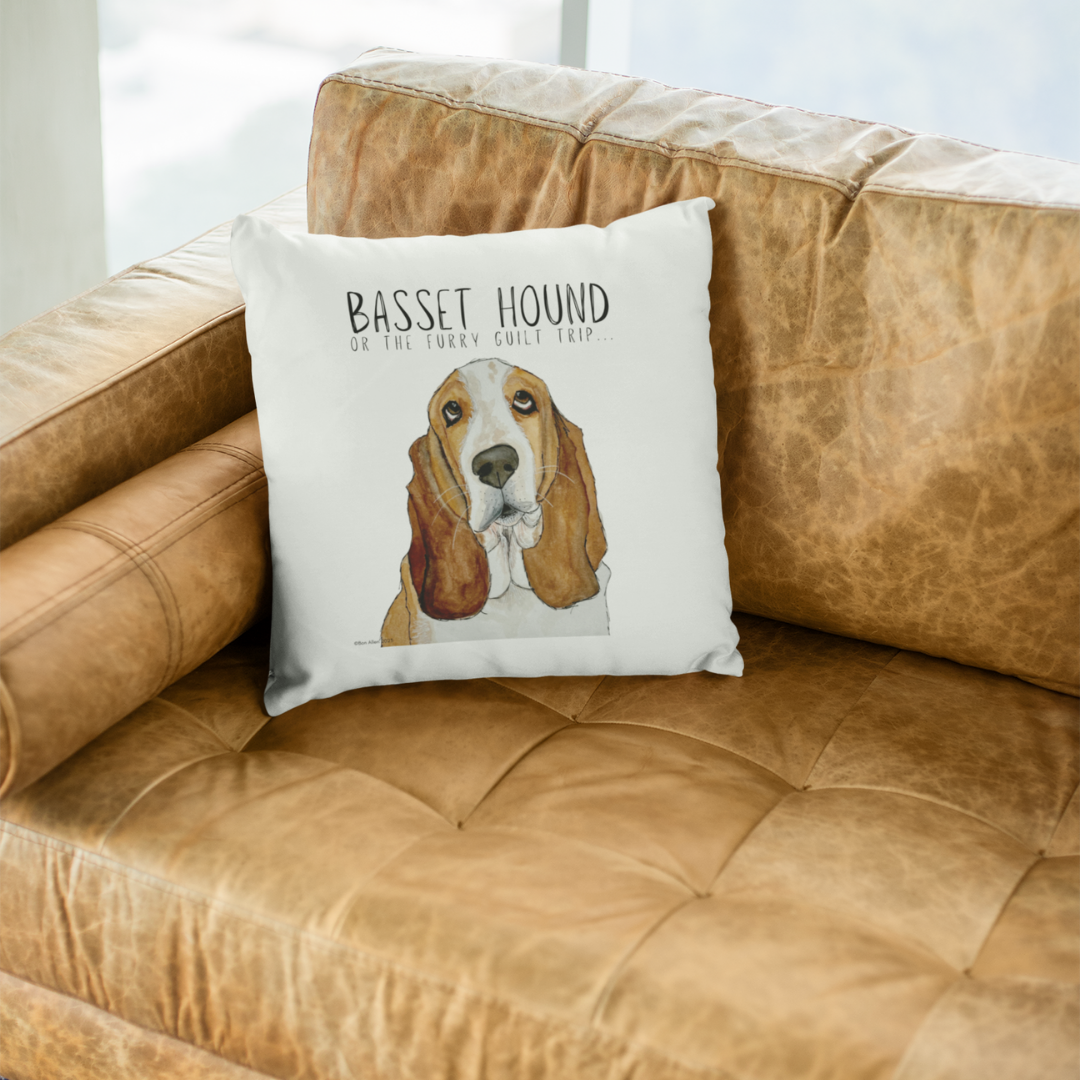 Basset Hound Cushion Cover