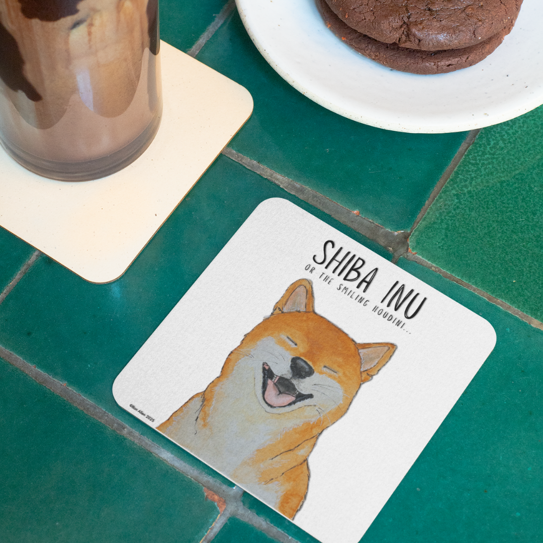 Shiba Inu Coasters Set of 4