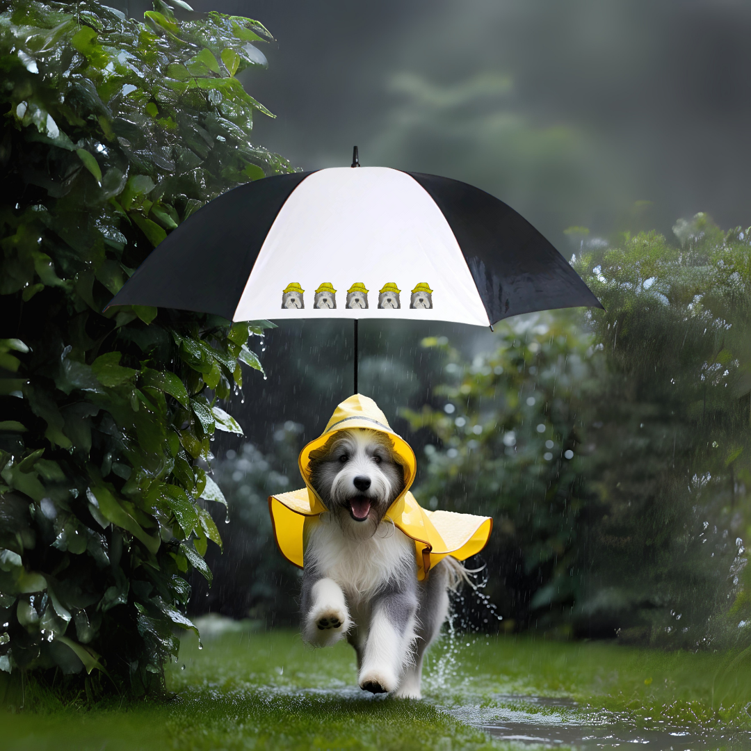 Bearded Collie Golf Umbrella