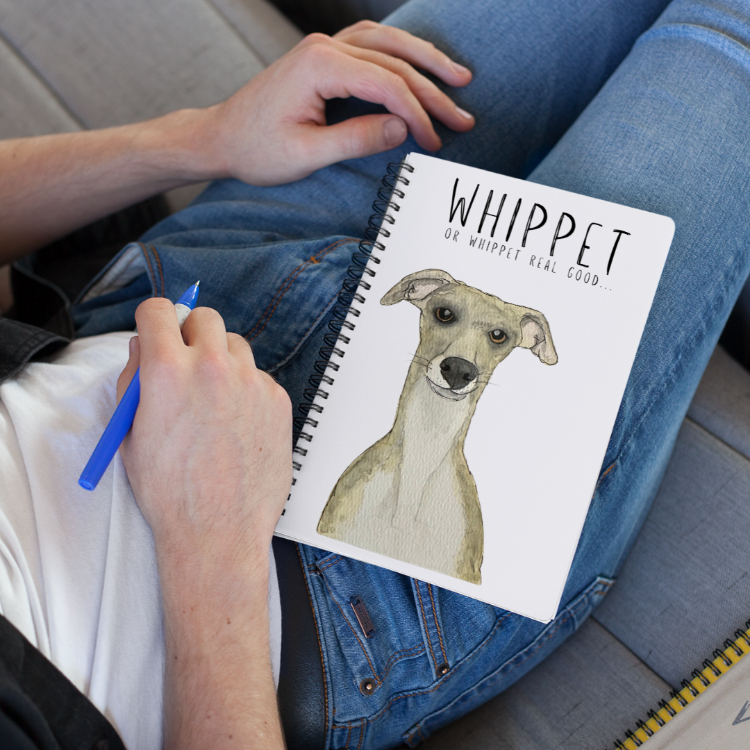 Whippet Real Good Notebook for Creative Zoomies