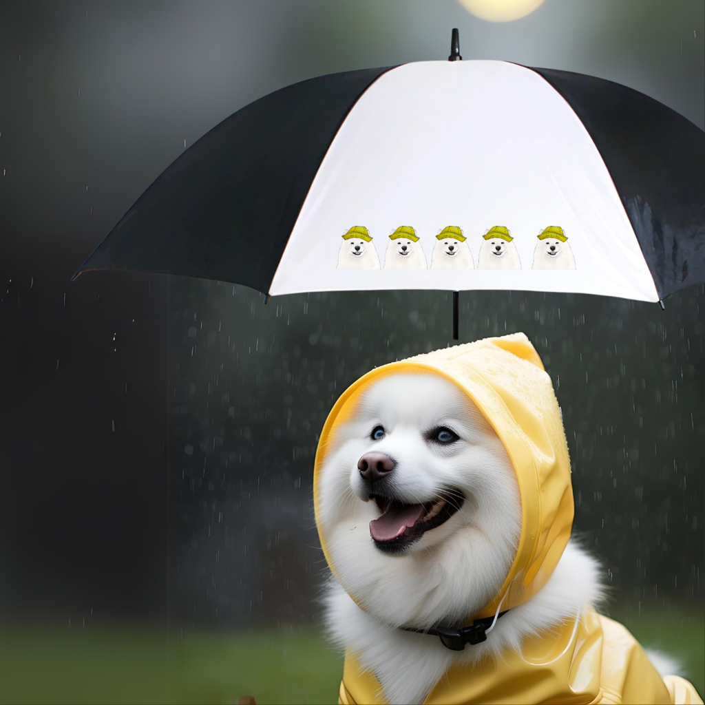Samoyed Umbrella Golf Size Rain Protection