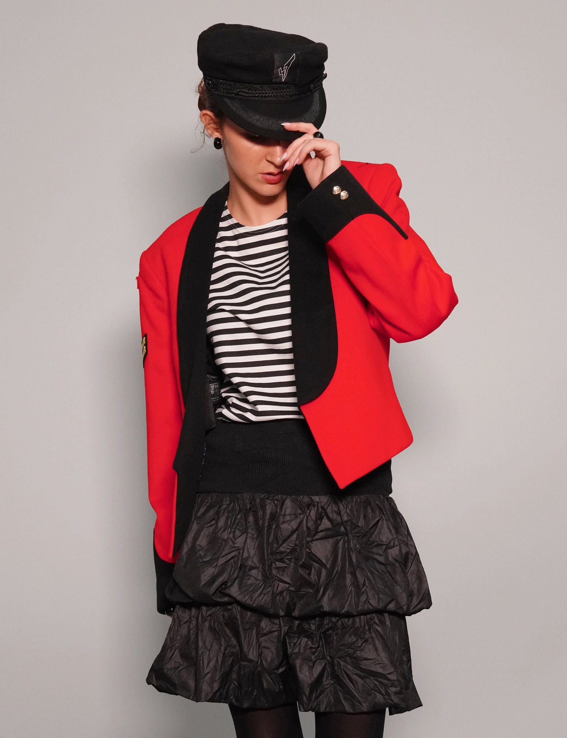 Vintage Scarlet Sergeant Mess Dress Jacket