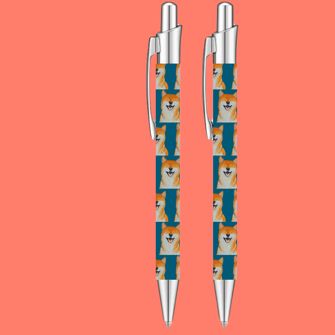 Shiba Inu Escape Artist Pen in Recycled Materials