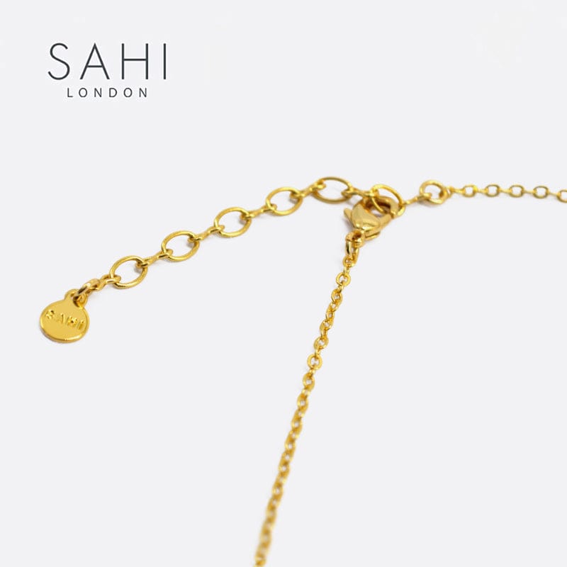 Little Flower Flip Pendant Necklace in Gold