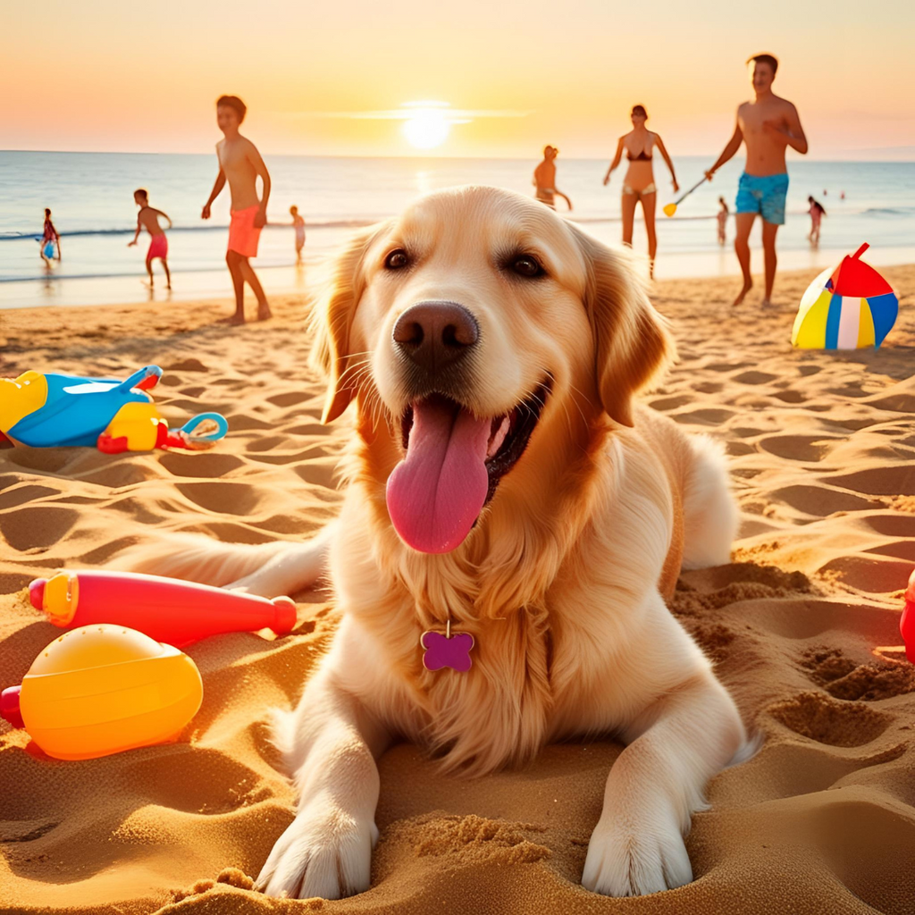 Golden Retriever Flip Flops for Dog Lovers