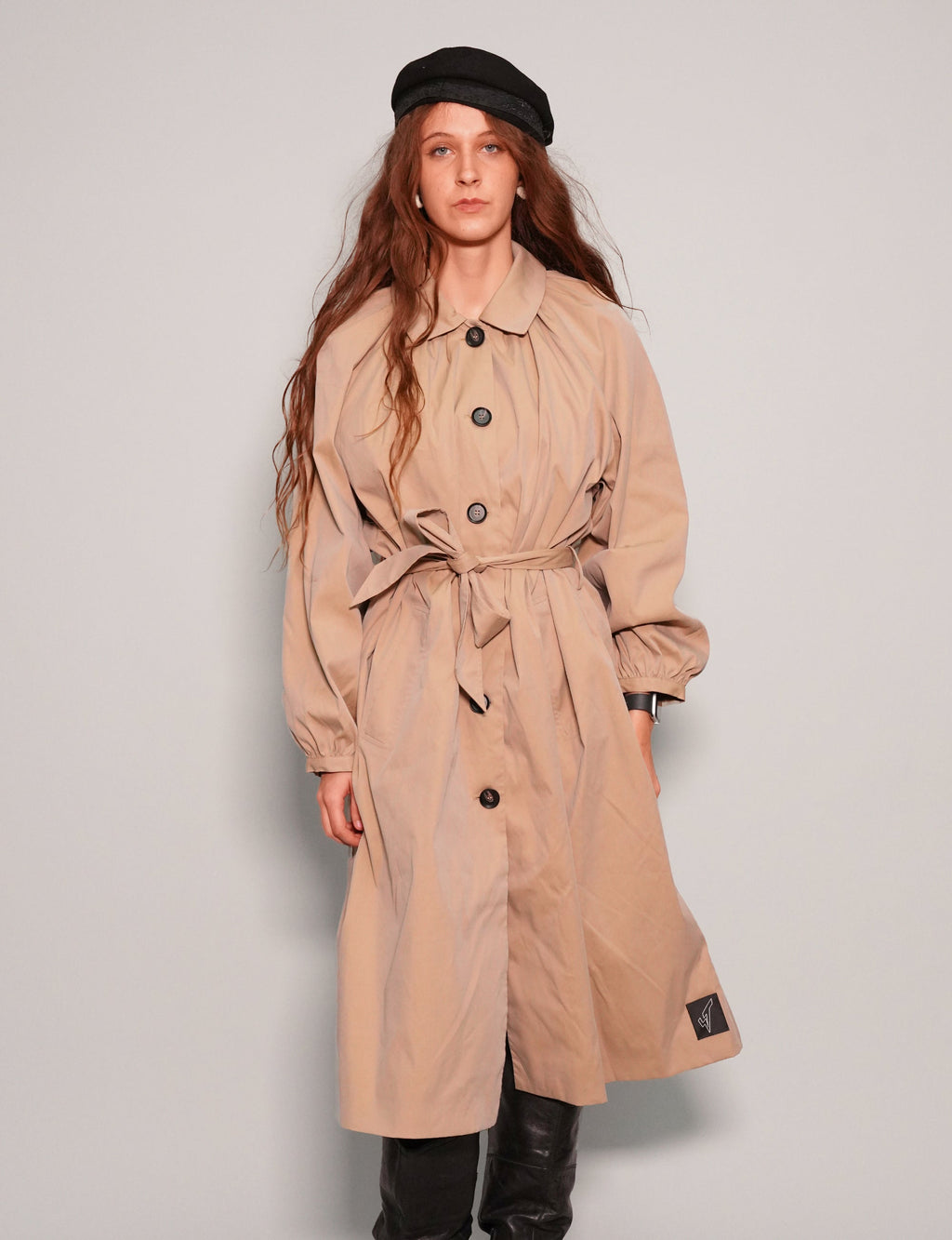 Belted Macintosh Coat