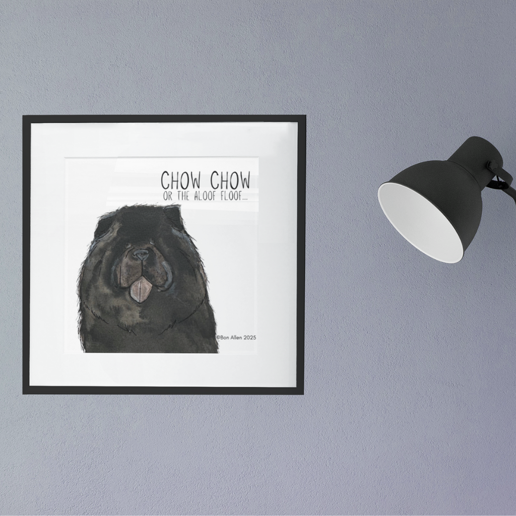 Chow Chow Fine Art Giclée Print 12 inch Square