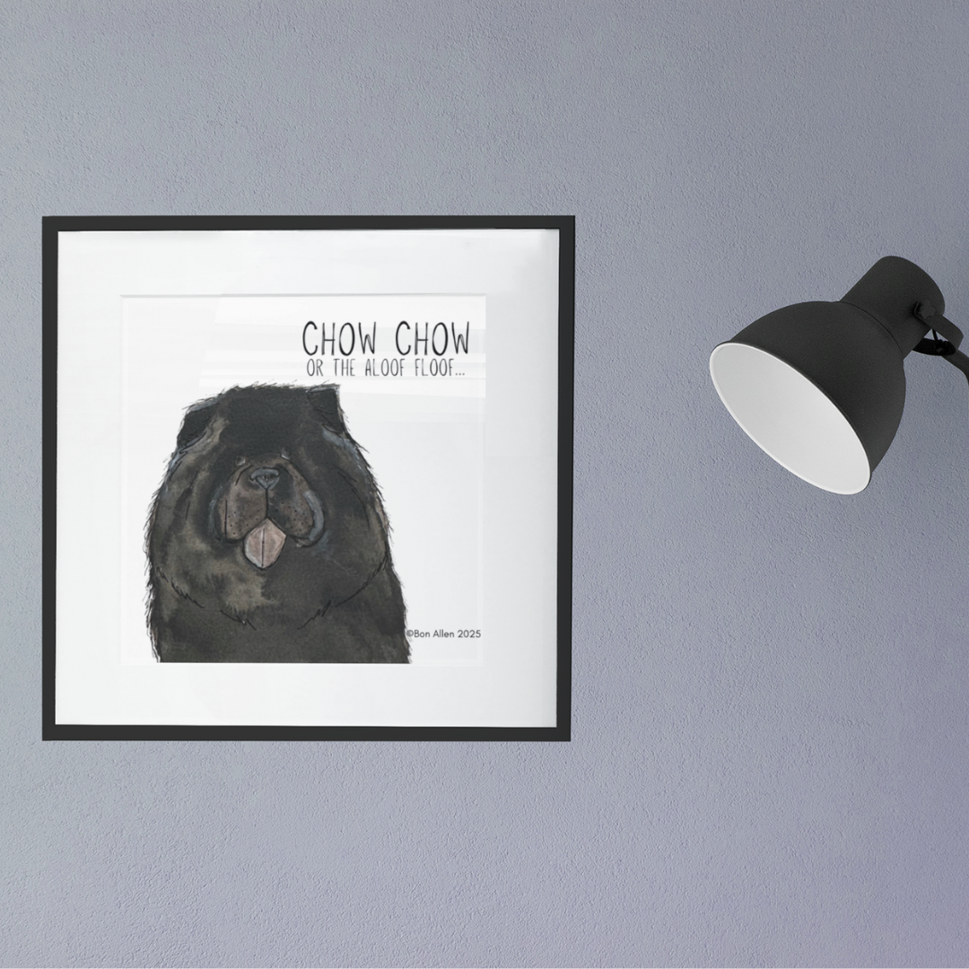 Chow Chow Fine Art Giclée Print 12 inch Square