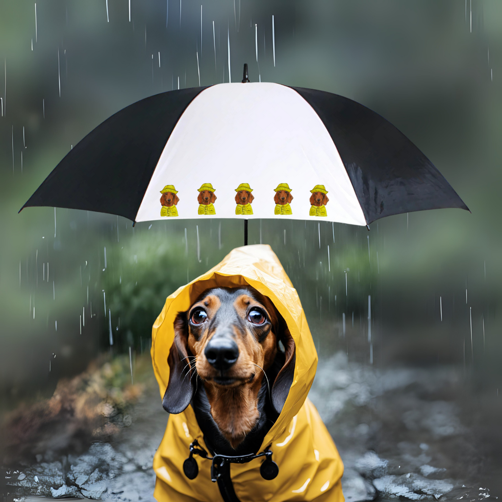 Dachshund Downpour Defender Golf Umbrella