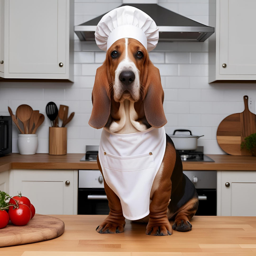 Basset Hound Cheese Tax Collector Apron