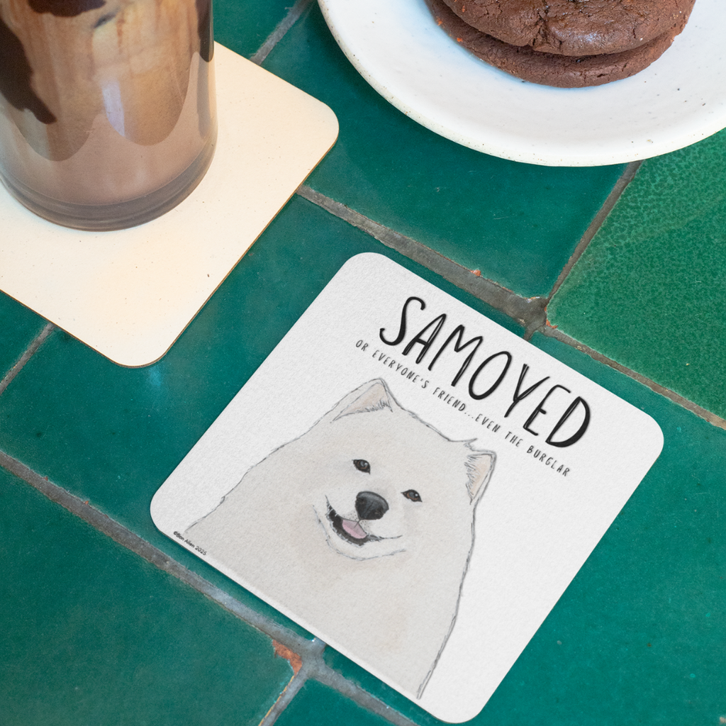 Samoyed Coasters Set of 4