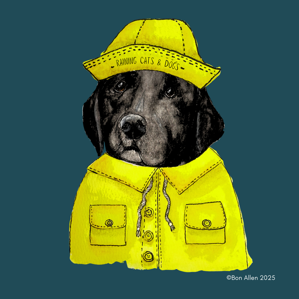 Om Nom Nomnivore Golf Umbrella in Black and White