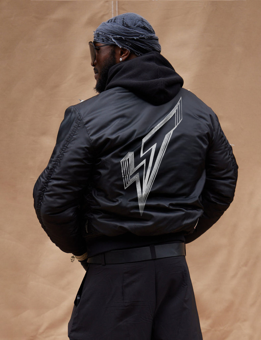 MA1 Bomber Jacket in Black