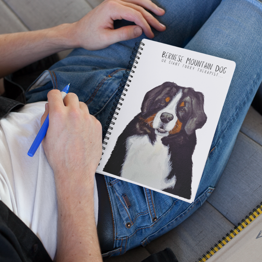 Bernese Mountain Dog Notebook for Thoughtful Souls
