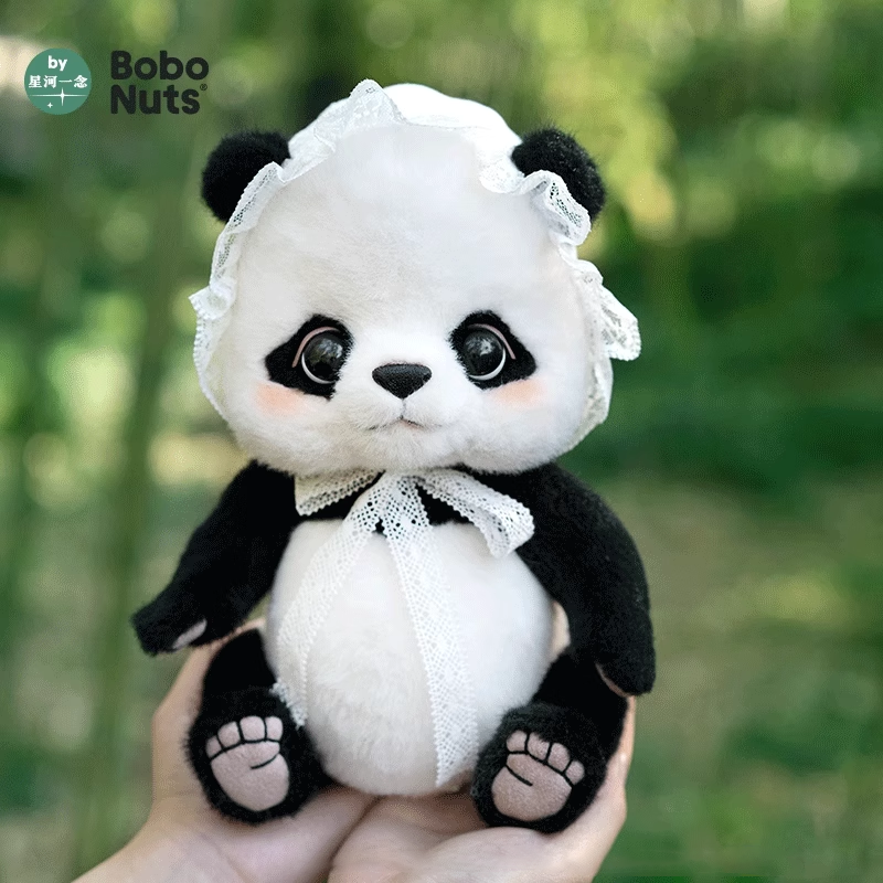Manman Panda Plush Toy with Cosmic Accessories