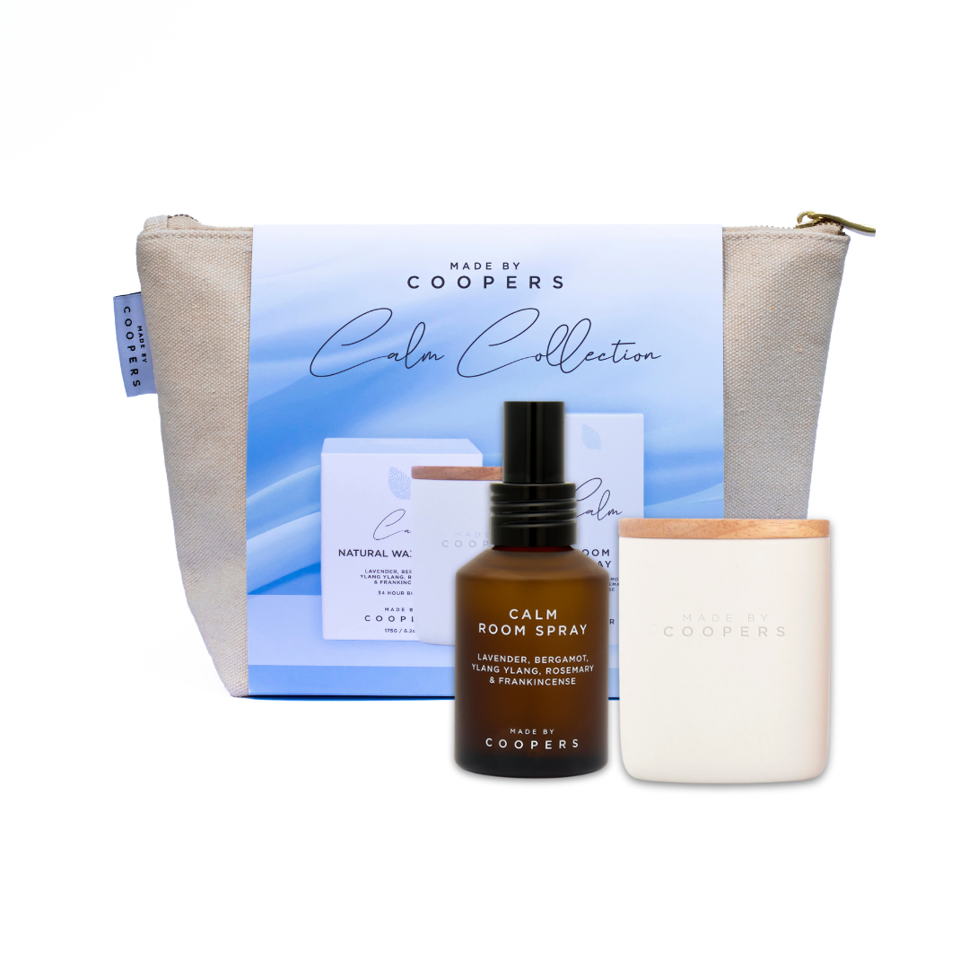 Calm Collection Natural Candle and Room Spray Set
