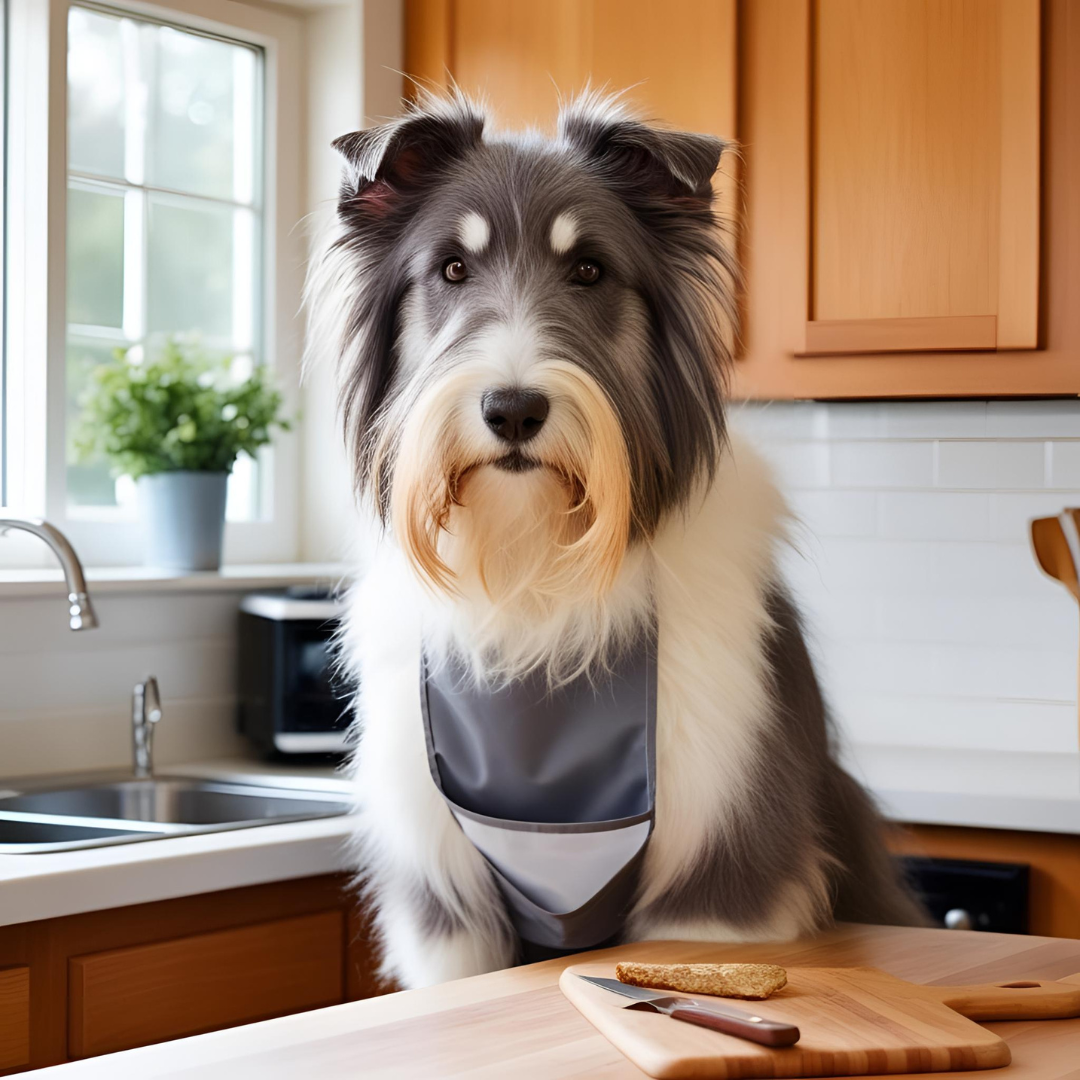 Bearded Collie Cheese Tax Apron