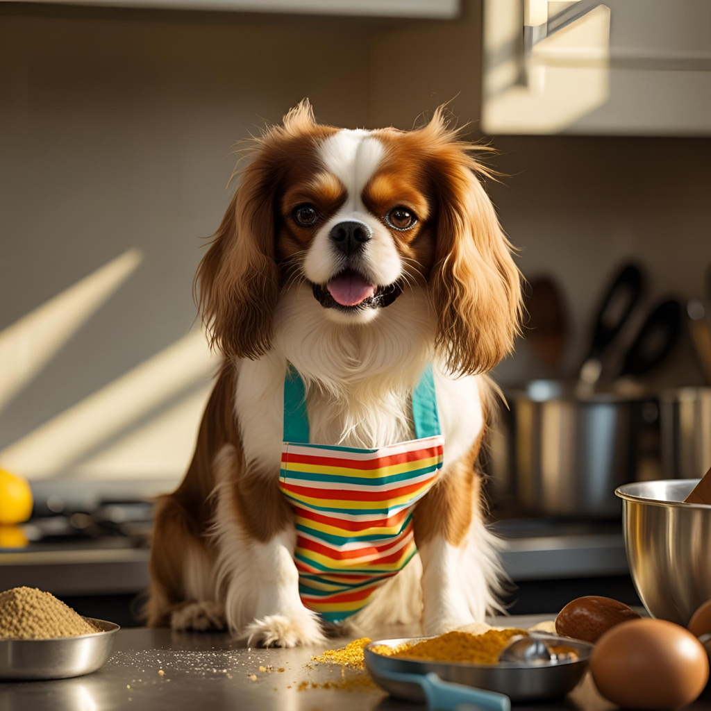 Cheese Tax Enforcer Cavalier King Charles Spaniel Apron