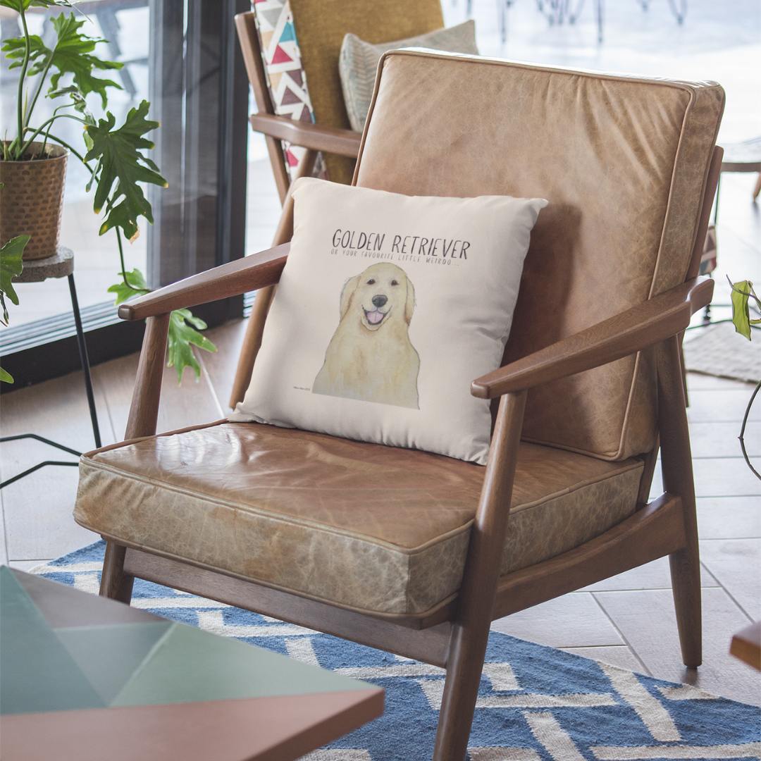 Golden Retriever Cushion Cover