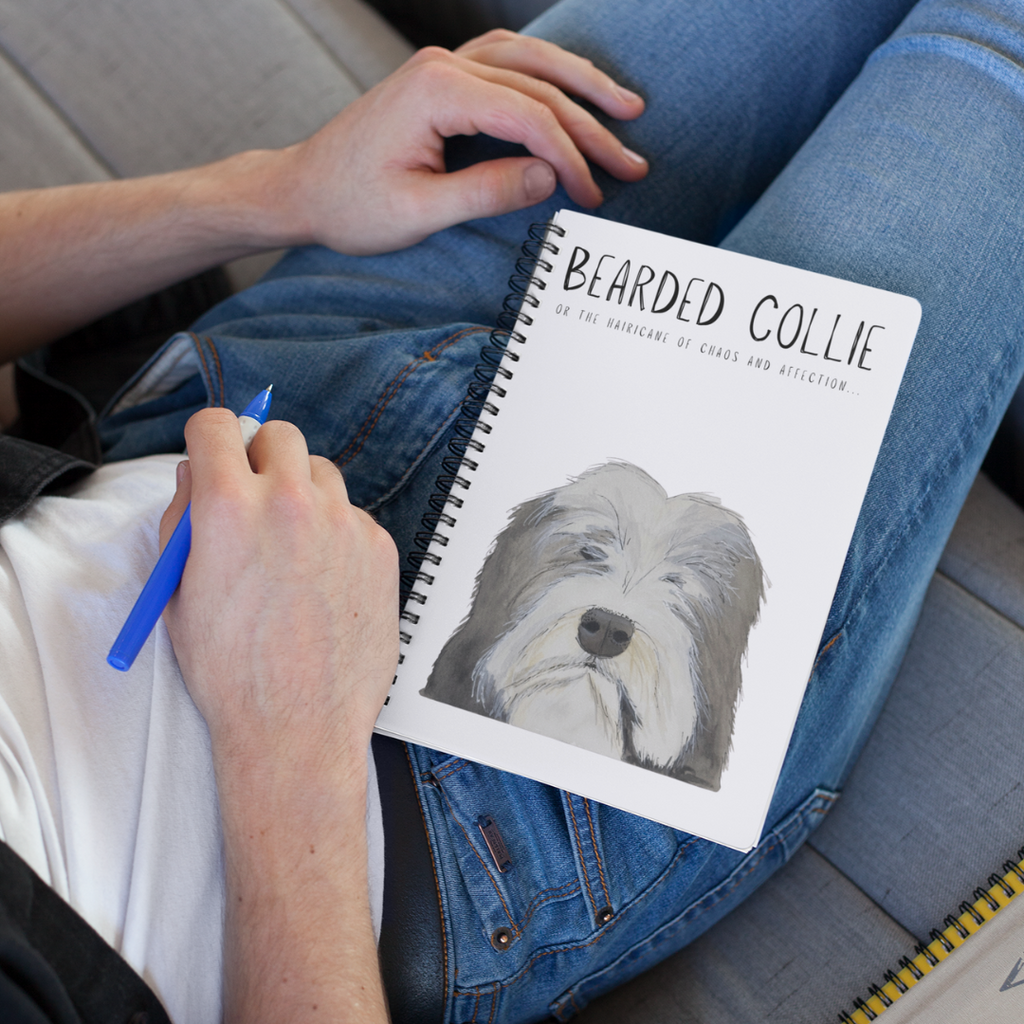 Bearded Collie Notebook of Genius