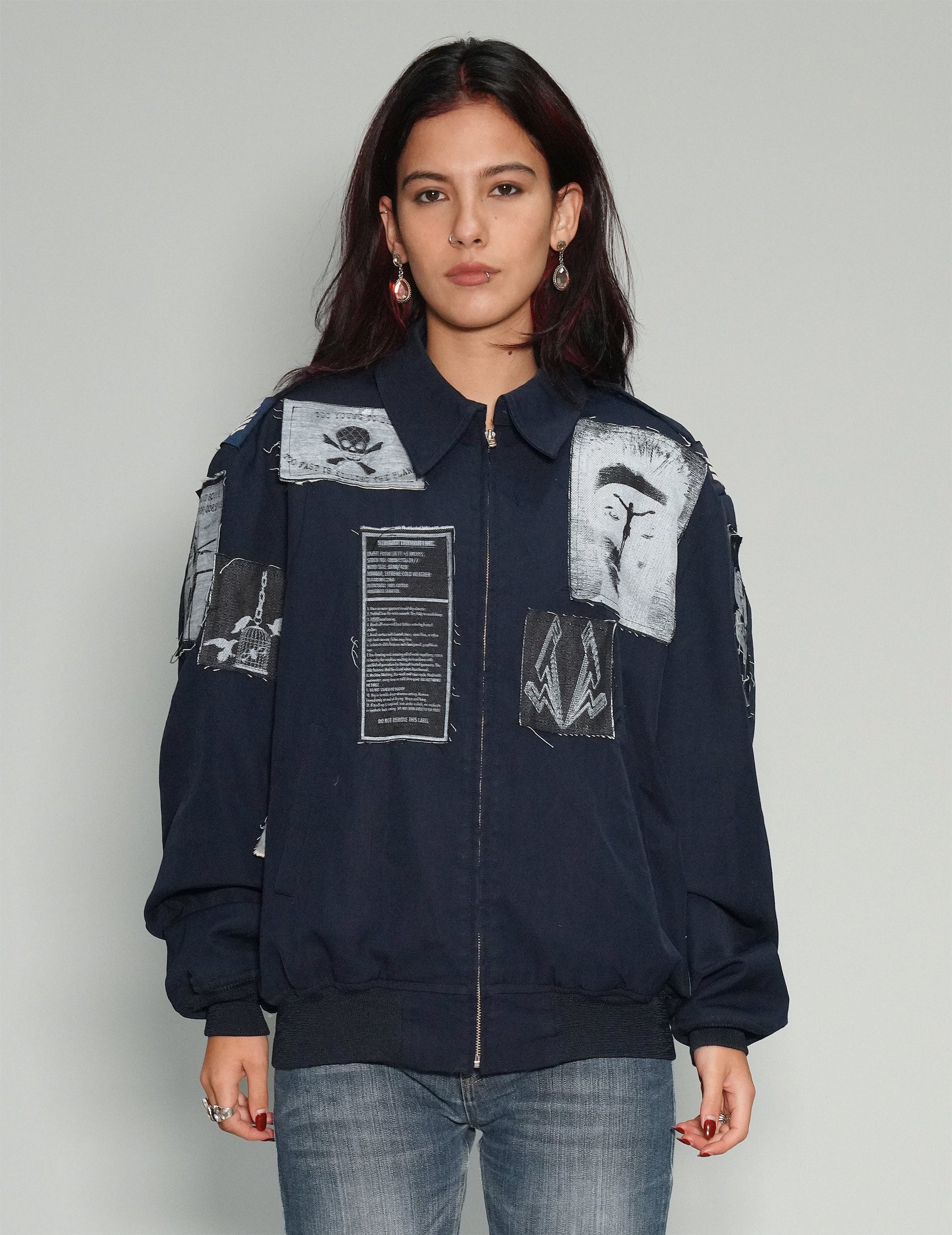 Vintage RAF Jacket with Patches