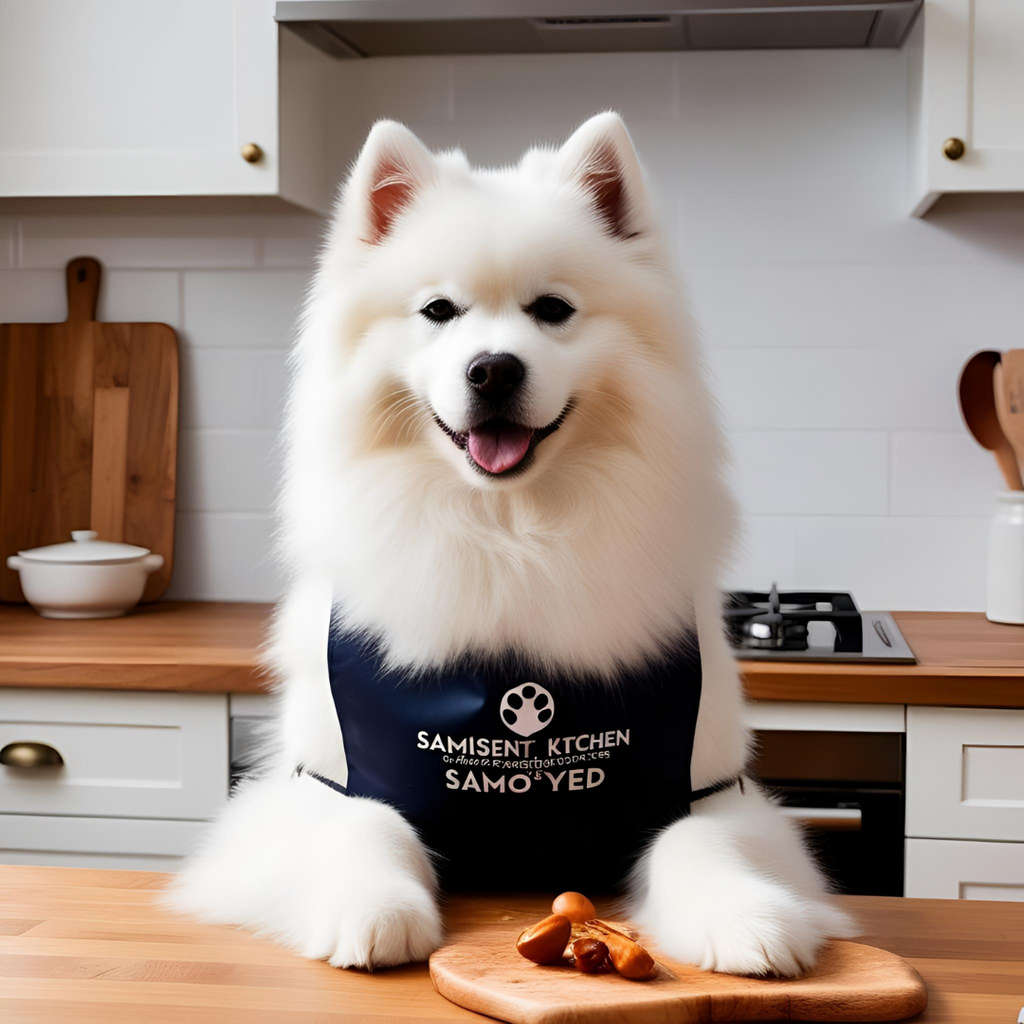 Samoyed Apron: Don't Forget the Cheese Tax