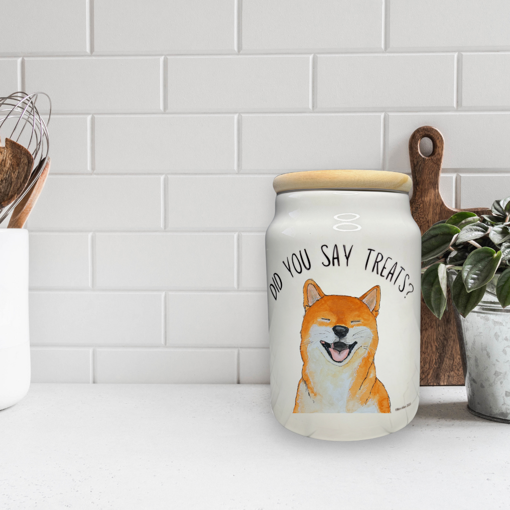 Treats I Prefer Tribute Shiba Inu Ceramic Treat Jar