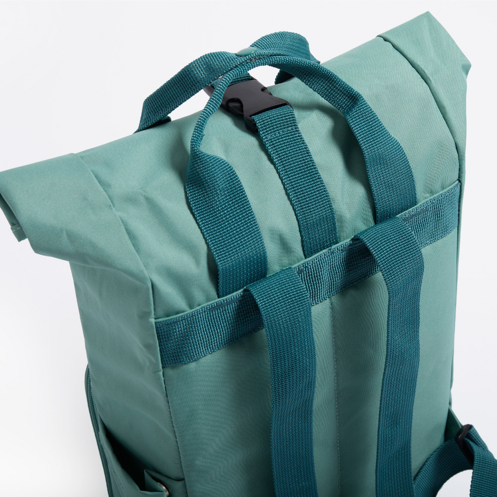 Long Haired Dachshund Roll Top Backpack