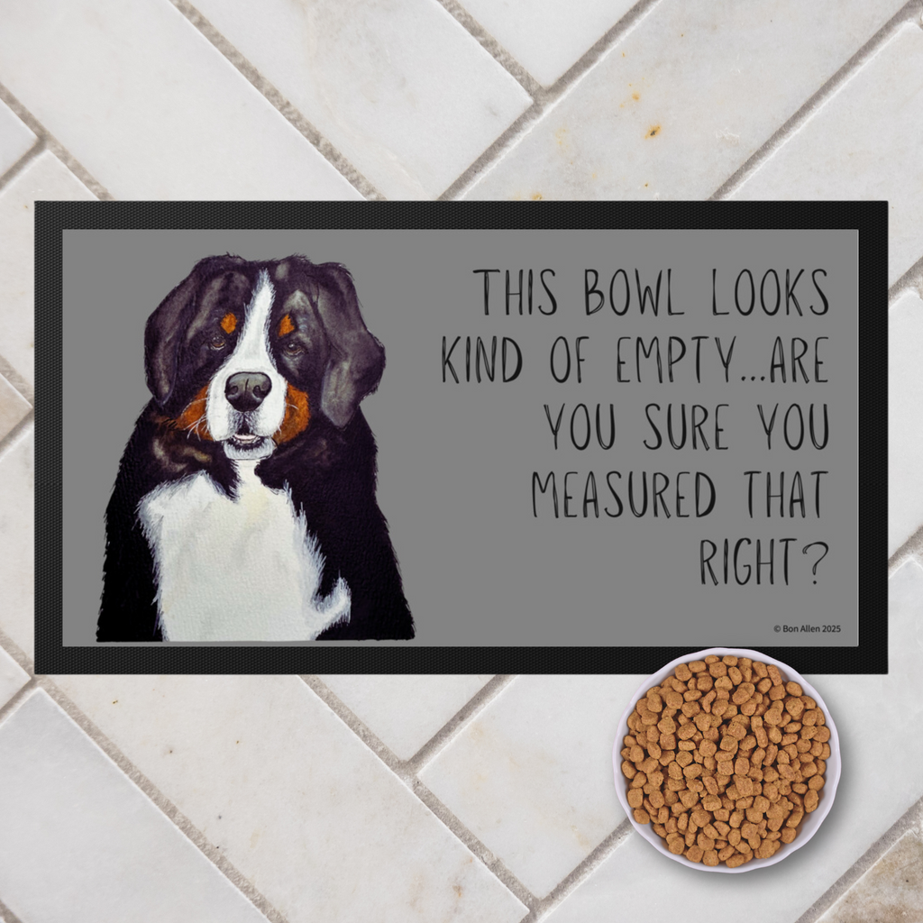 Bernese Mountain Dog Portion Control Mealtime Mat