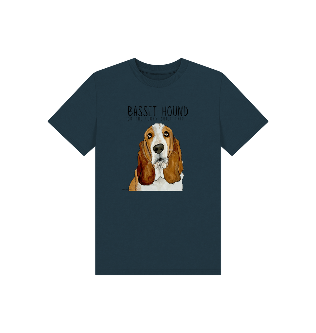 Basset Hound Child's T-Shirt in Organic Cotton