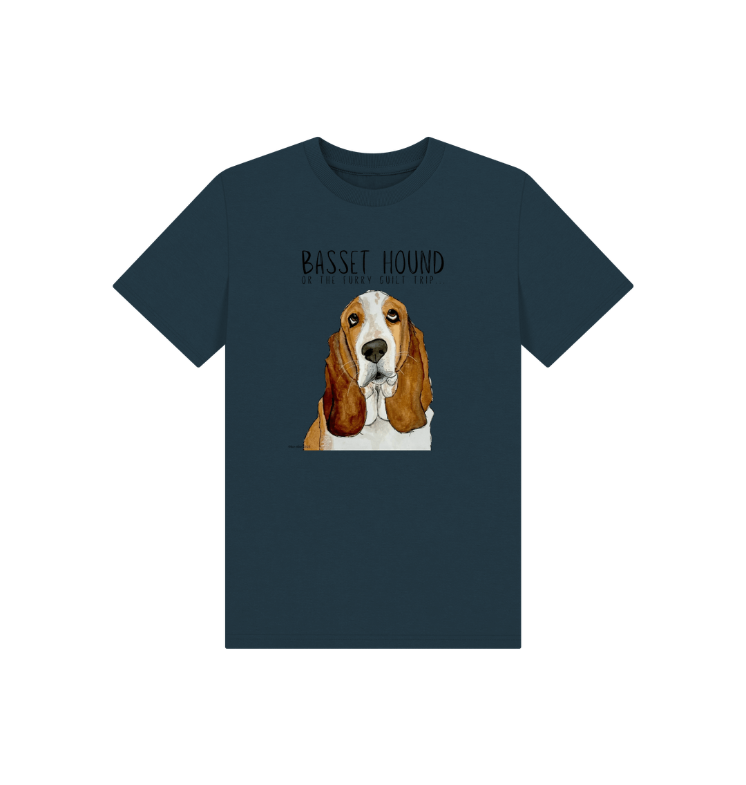 Basset Hound Child's T-Shirt in Organic Cotton