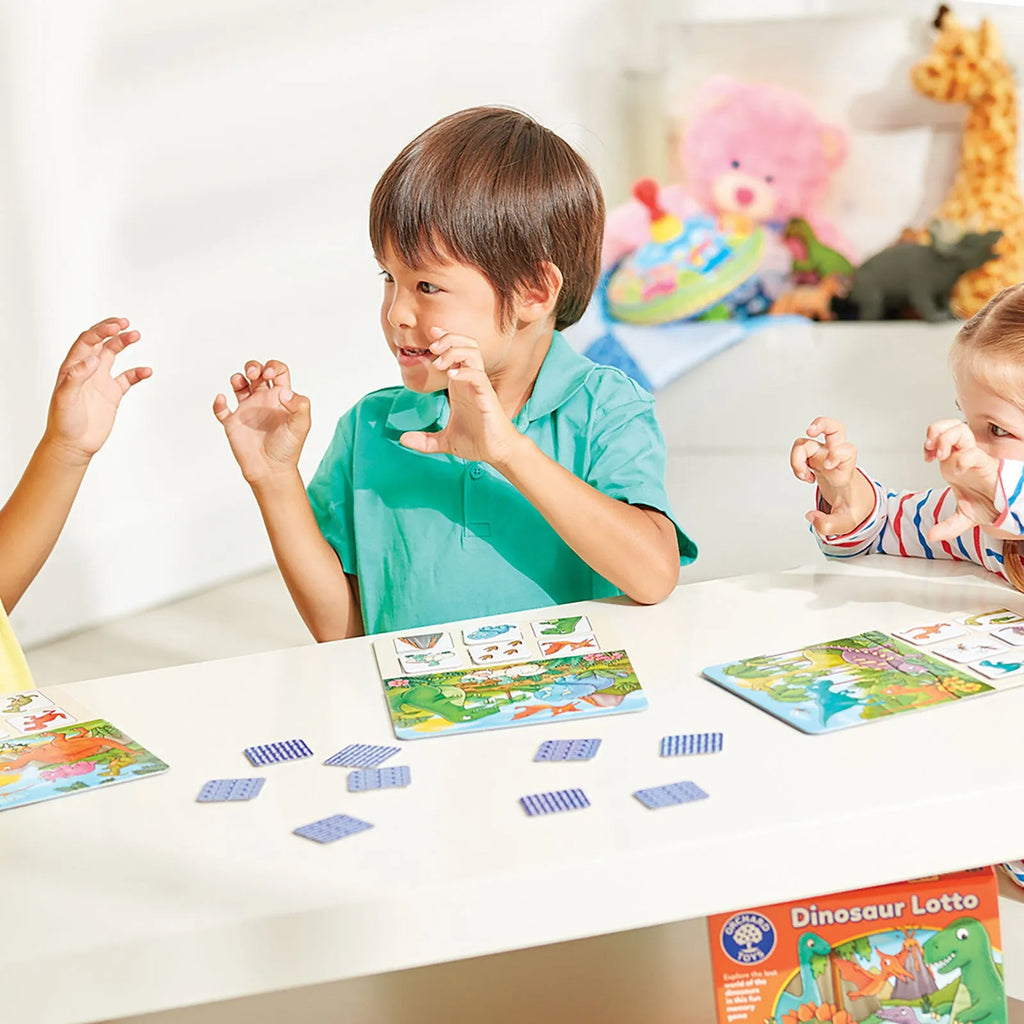 Dinosaur Lotto Game for Ages 3 to 7