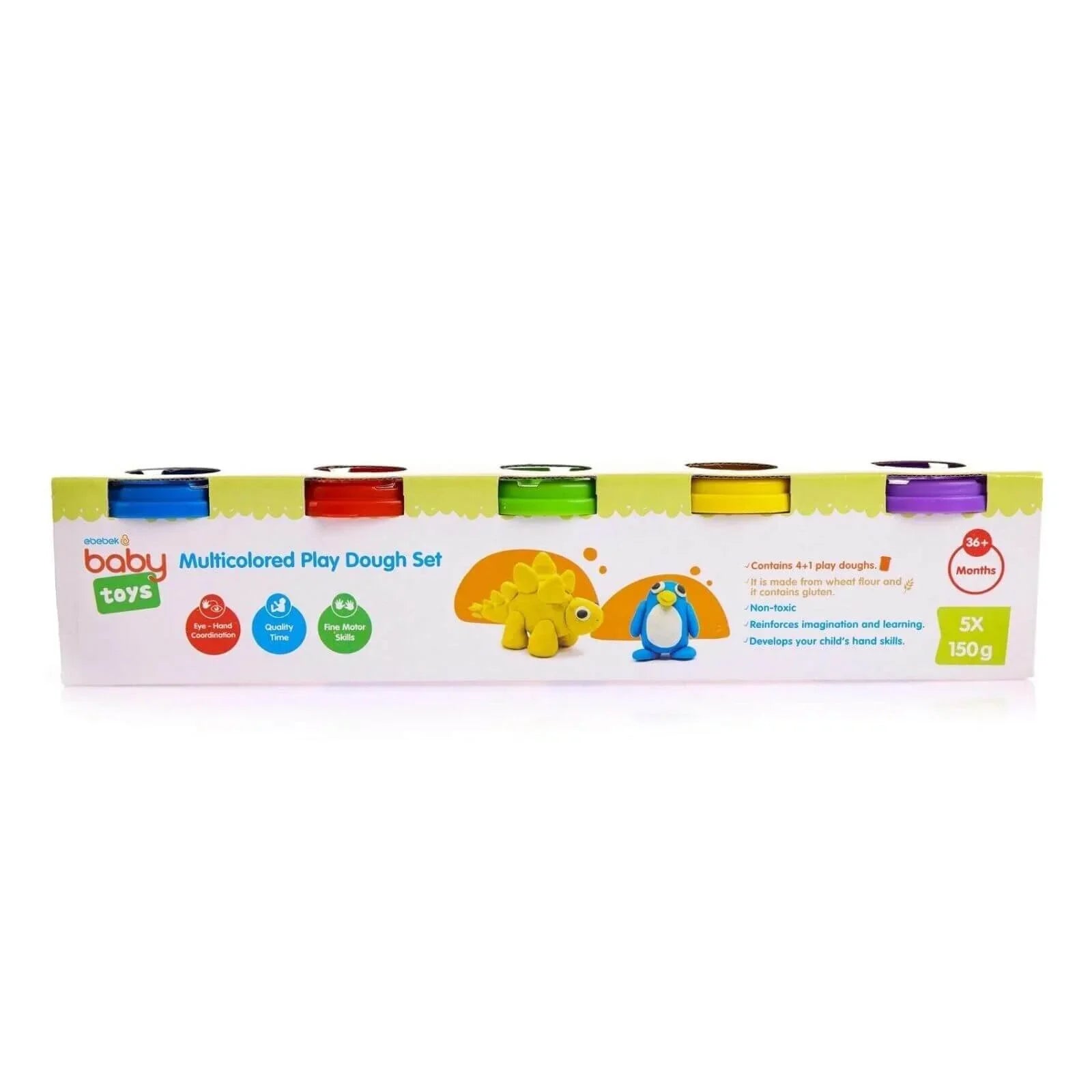 Baby Playing Dough Toys Set 4 plus 1