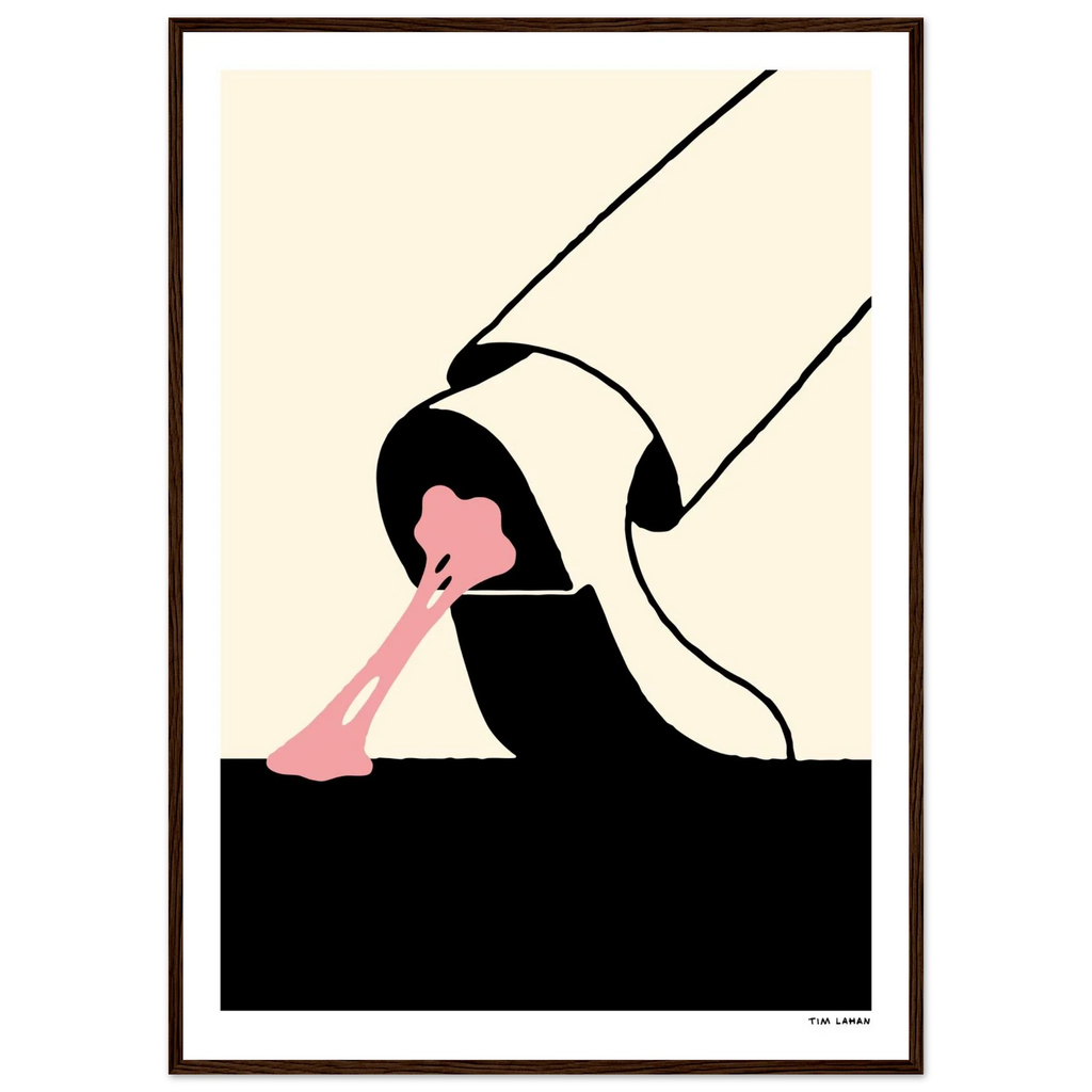 Stuck Framed Print