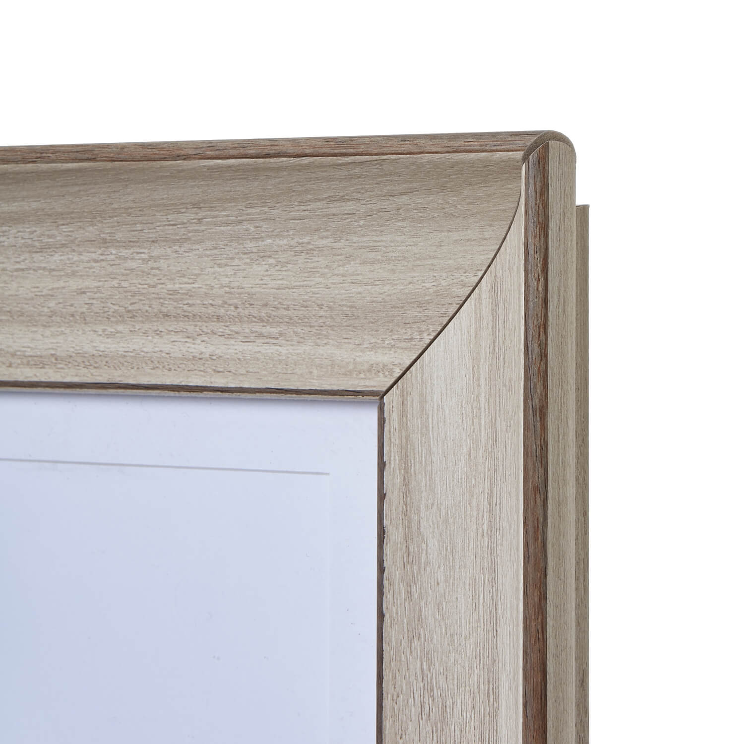 White washed A3 wooden picture frame with distressed rustic finish, perfect for farmhouse or contemporary decor. by sostter at brixbailey.com