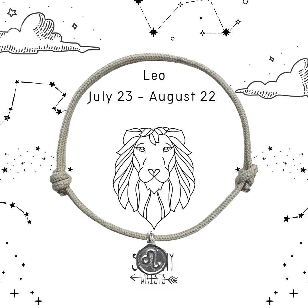 Baby Star Sign Rope Bracelet in Sterling Silver