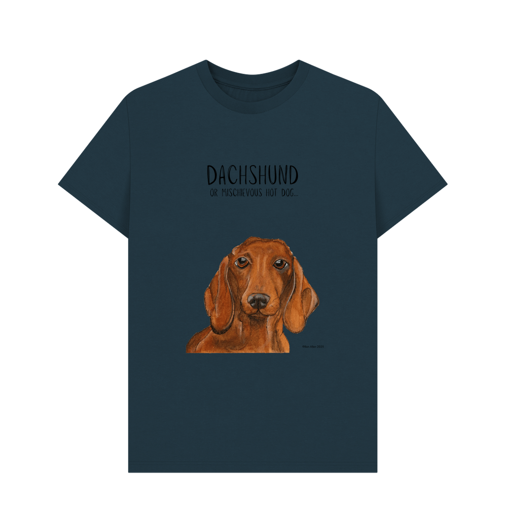 Dachshund Mischievous Hot Dog Energy Tee