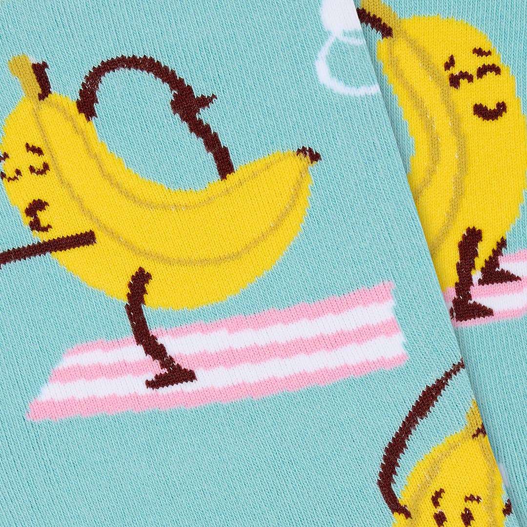 Namaste Banana Yoga Socks