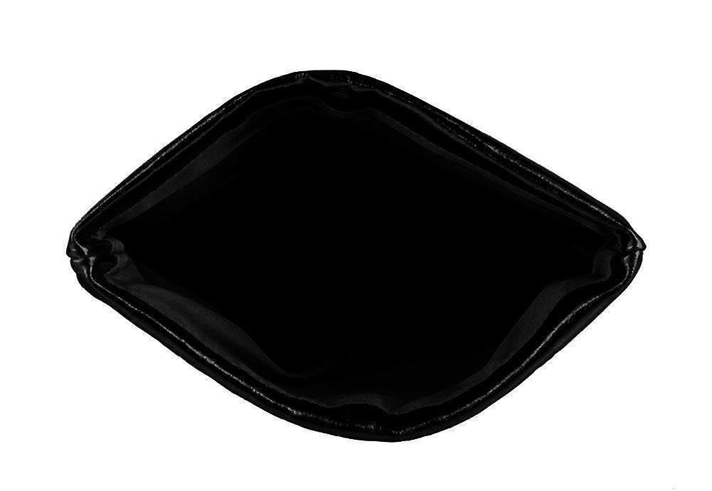 Black Foldover Hair On Hide Leather Clutch - Brix and Bailey® - Contemporary Bag, Watch and Accessory Brand