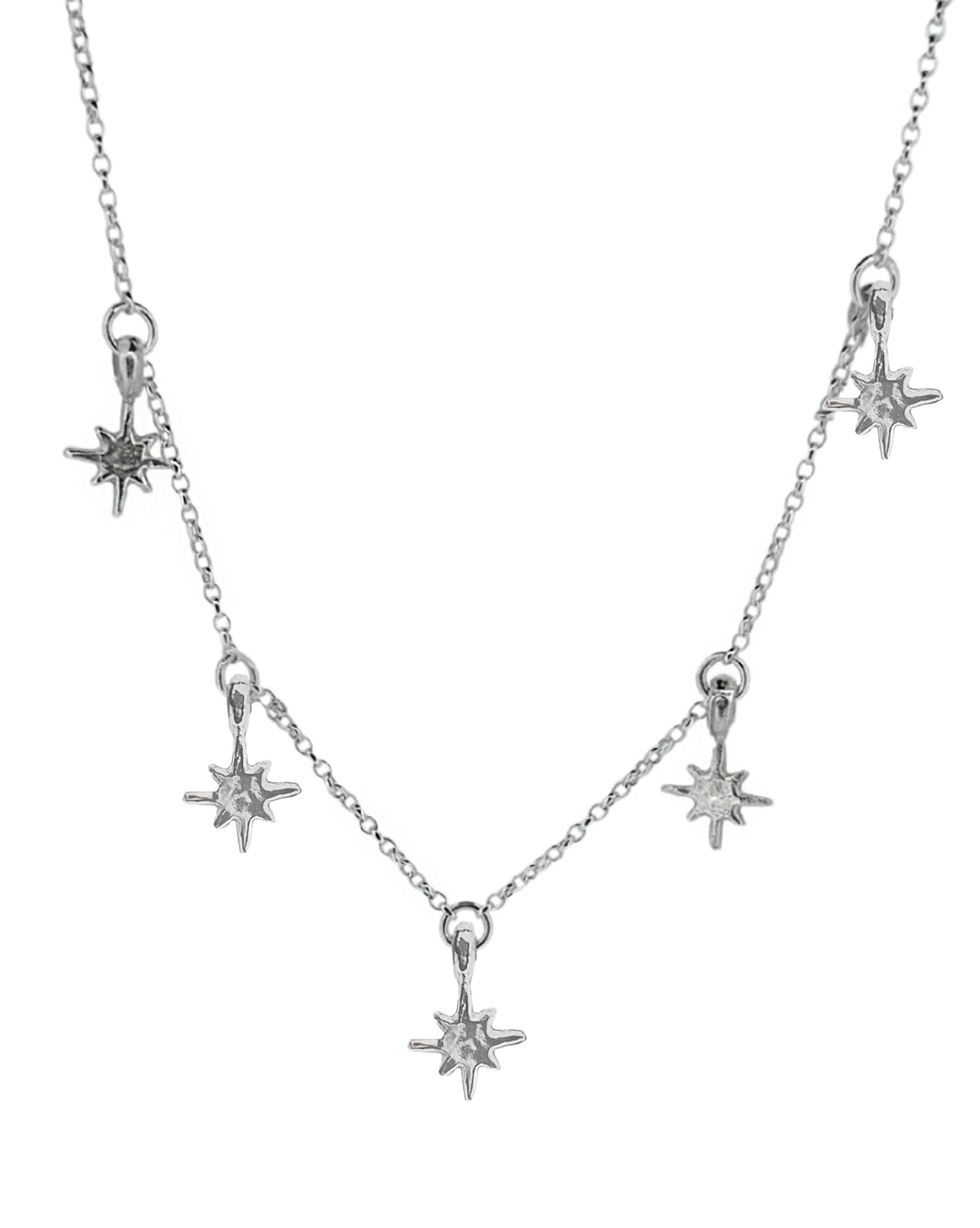 5 North Star Sterling Silver Necklace