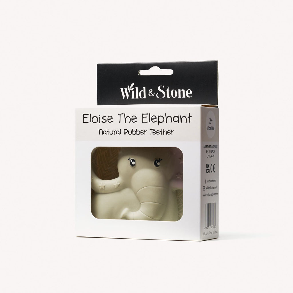 Natural Rubber Teether Eloise the Elephant