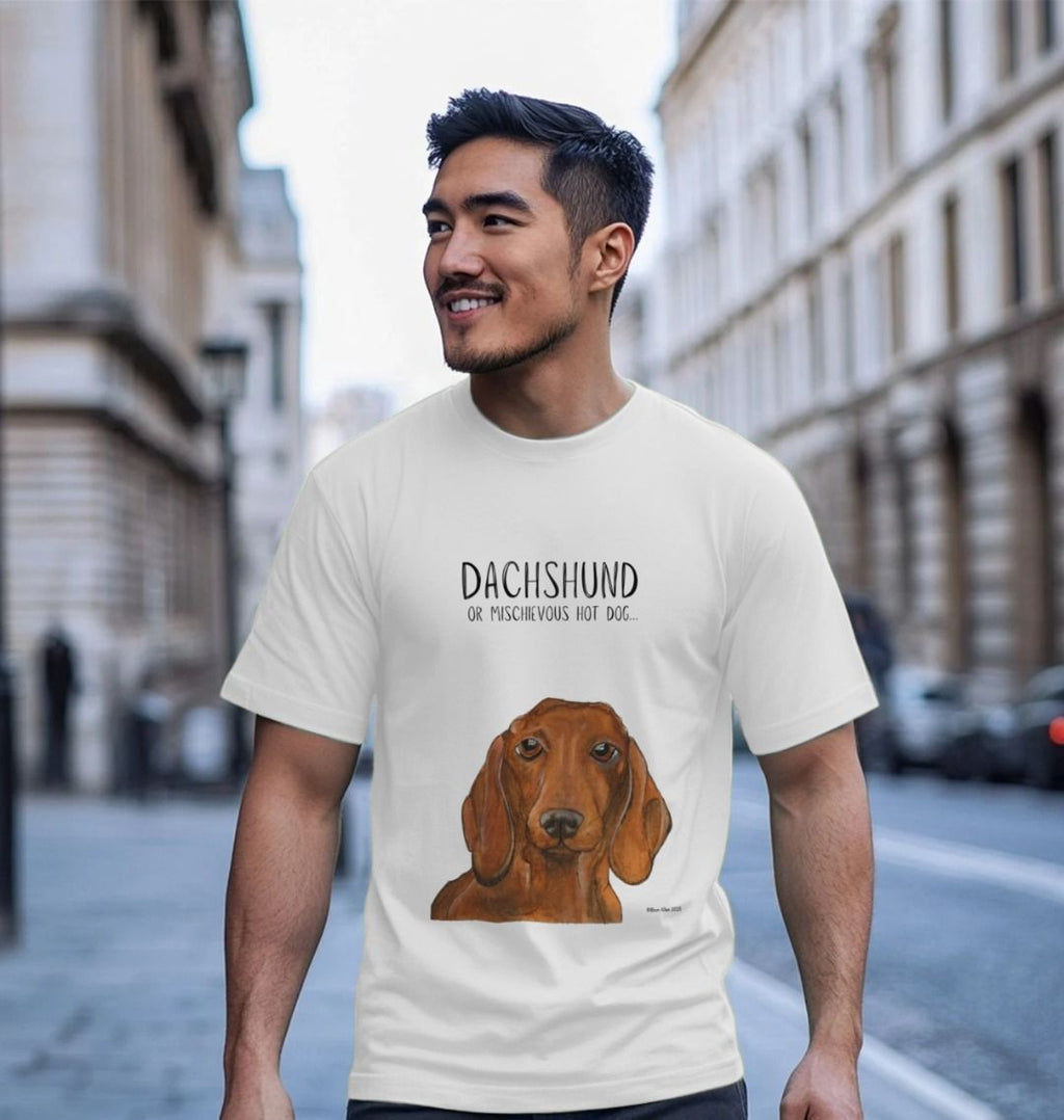 Dachshund Mischievous Hot Dog Energy Tee