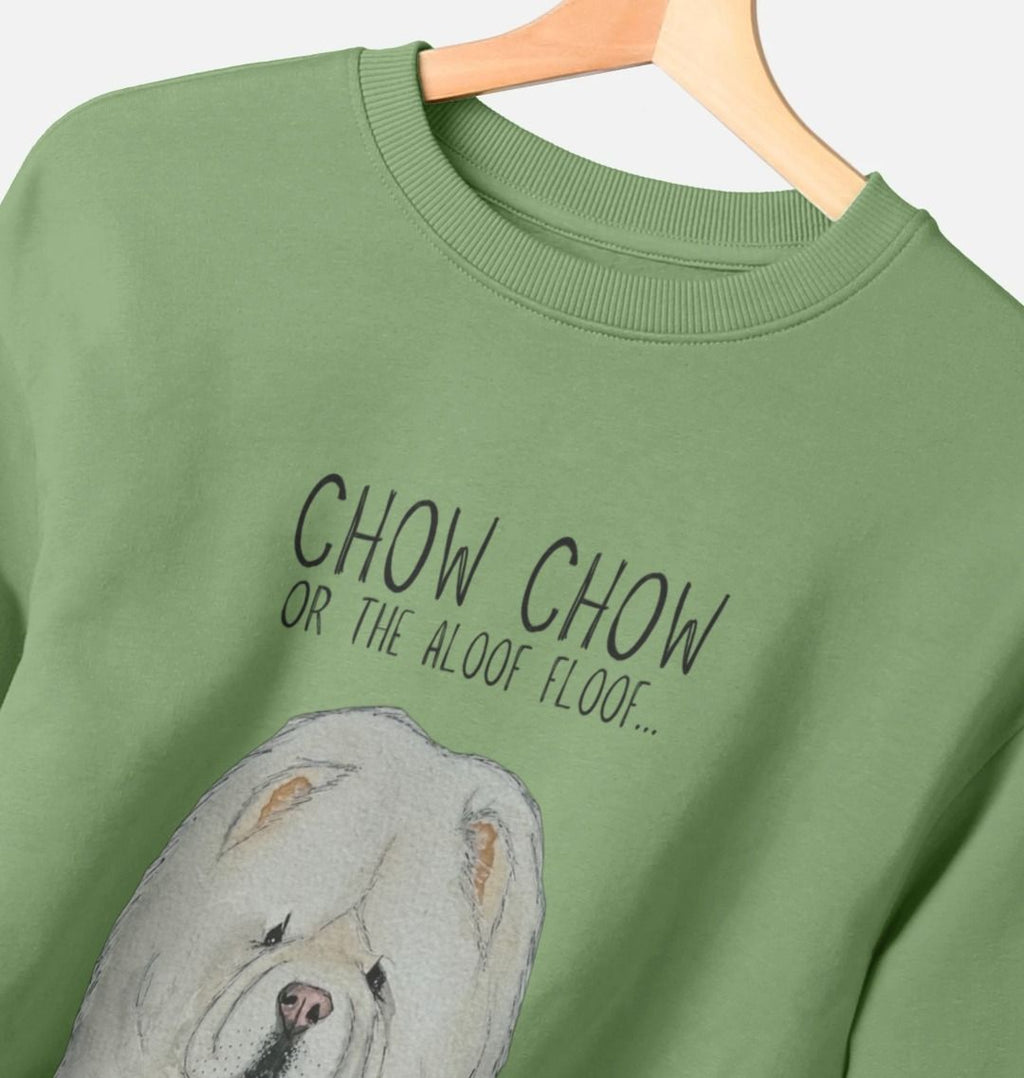 Cream Chow Chow Women's Oversized Sweatshirt