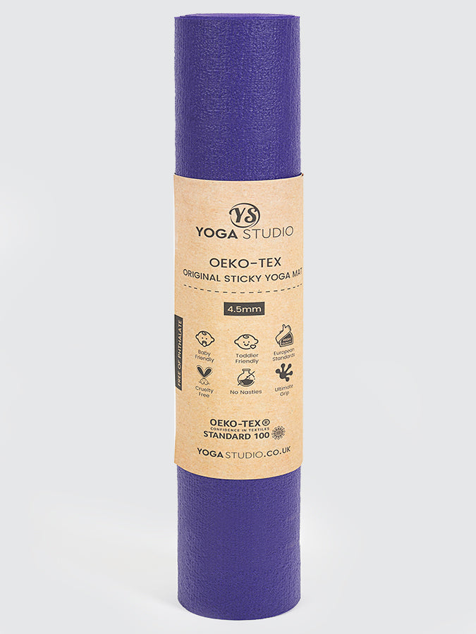Long and Wide Yoga Mat 4.5mm Non-Slip Cushioned