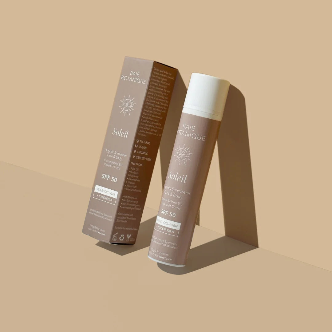 Organic Mineral Face and Body Sunscreen SPF 50