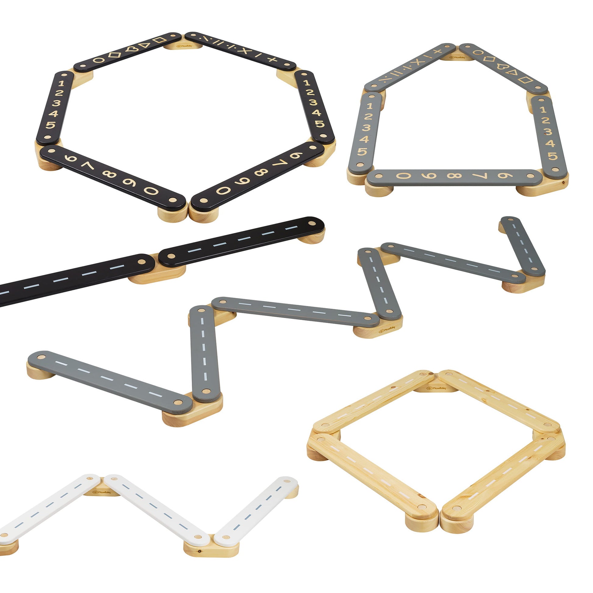 Wooden Balance Beam Sensory Path – Educational & Versatile by MeowBaby at www.brixbailey.com