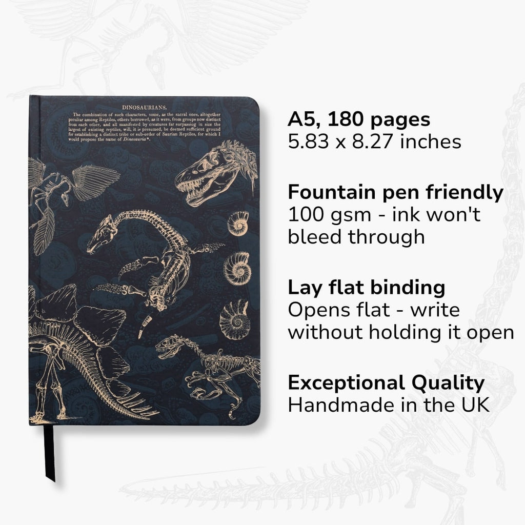 Paleontology A5 Hardcover Notebook