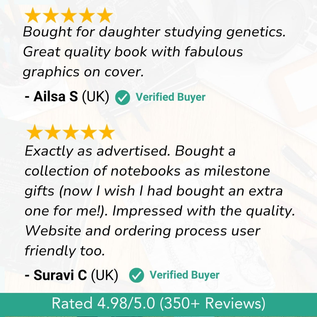 Evolution and Genetics A5 Hardcover Notebook