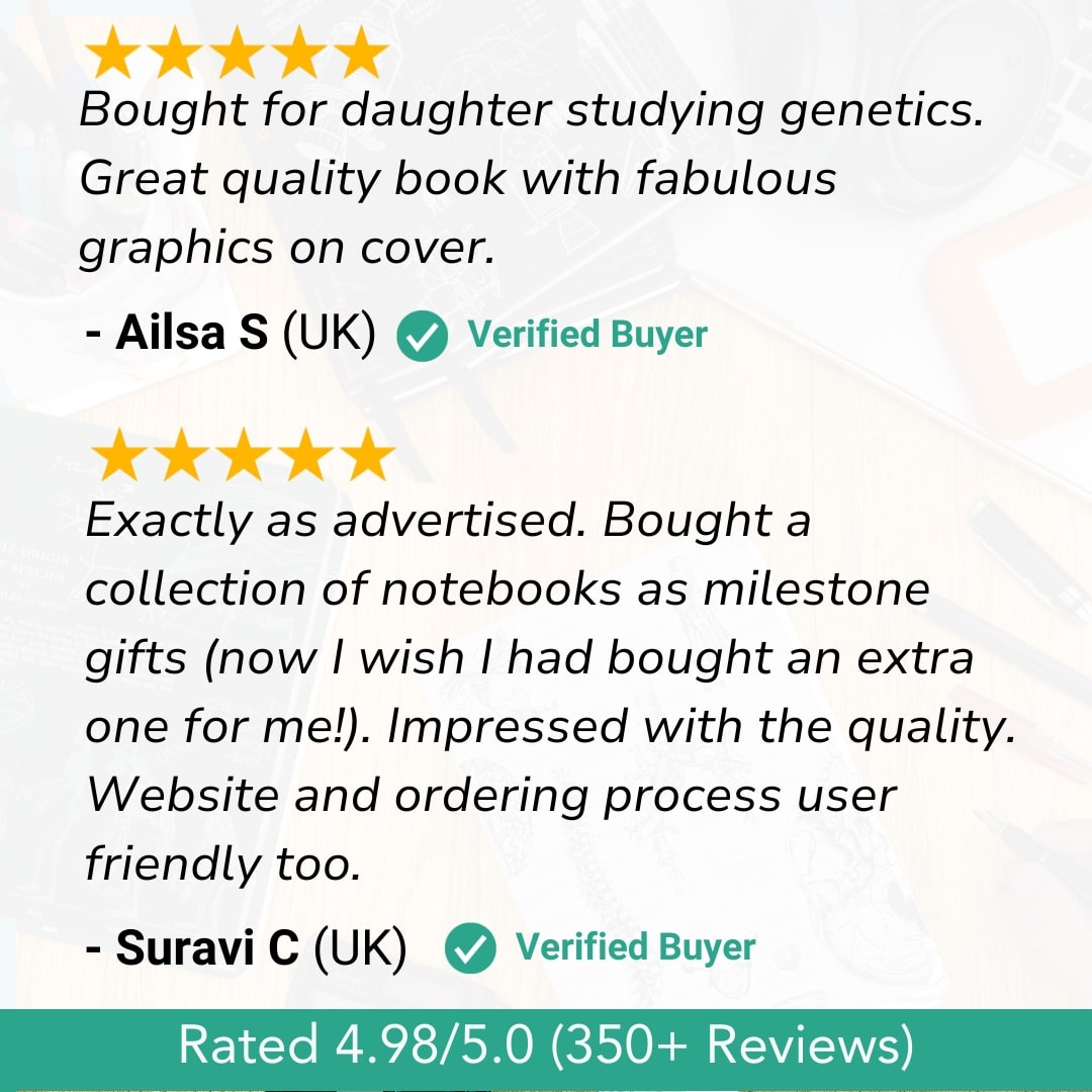 Evolution and Genetics A5 Hardcover Notebook